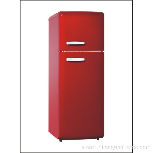 Retro Mini Fridge With Freezer Hotel Household Red Outlook Retro Refrigerator Manufactory